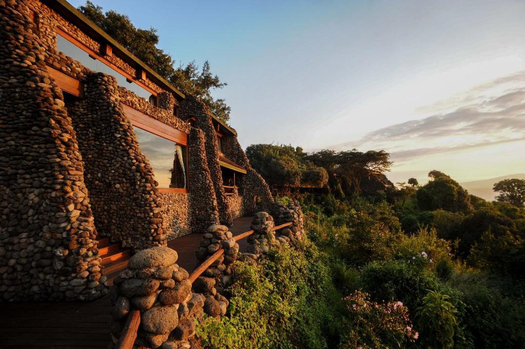 Luxury lodge near Ngorongoro Crater